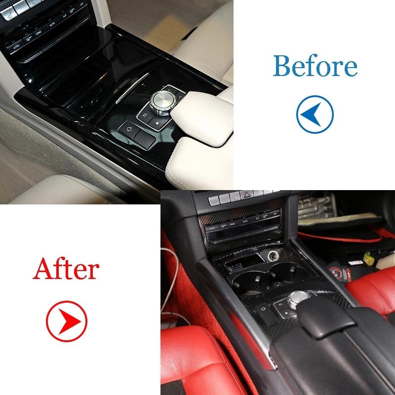 ABS Chrom Auto Zentrale Steuerung Getriebe Panel Seite Dekoration Helle Streifen Trim Für Mercedes Benz E Klasse W212 2010-2015