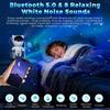 Astronaut Galaxy Projector, Star Projector with 12 Space Films, Planetarium Projector Night Light Ceiling Nebula for Kids Gifts