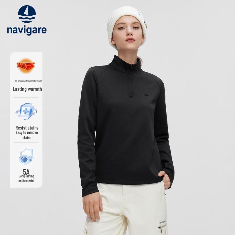 Navigare Women's Thermal Half-Zip Sweatshirt
