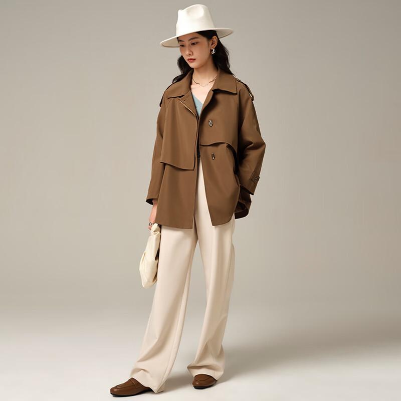 Premium Loose-Fit Trench Coat for Women