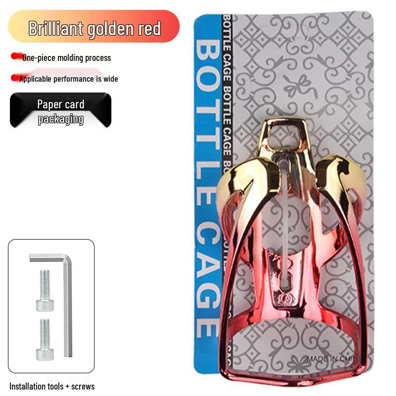 Plastic Bicycle Water Bottle Cage for Road & Mountain Bikes - Cycling Cup Holder & Gear Accessories