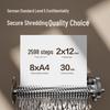 Deli GA666 5-Level Security Cross-Cut Paper Shredder CN plug (adapter included)