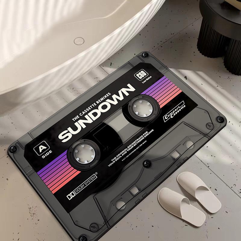 Cd Tape Diatom Mud Mat Bathroom Mat Floor Mat Entrance Door Mat Toilet Absorbent Foot Mat
