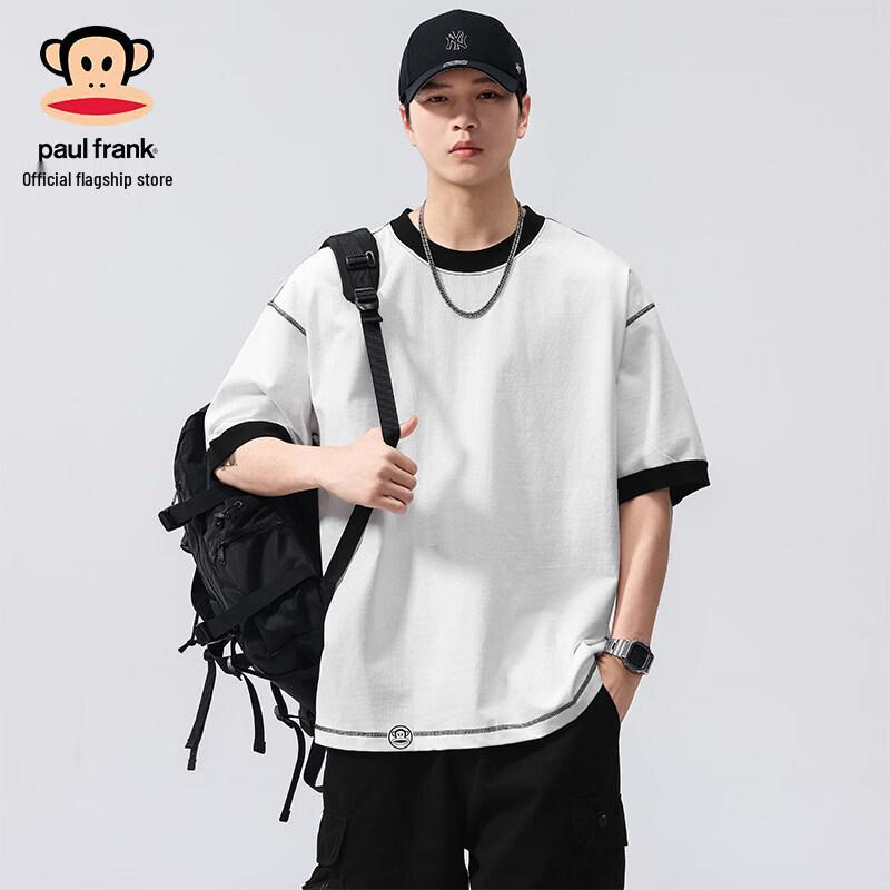 Paul Frank Men's Colorblock Heavyweight T-Shirt