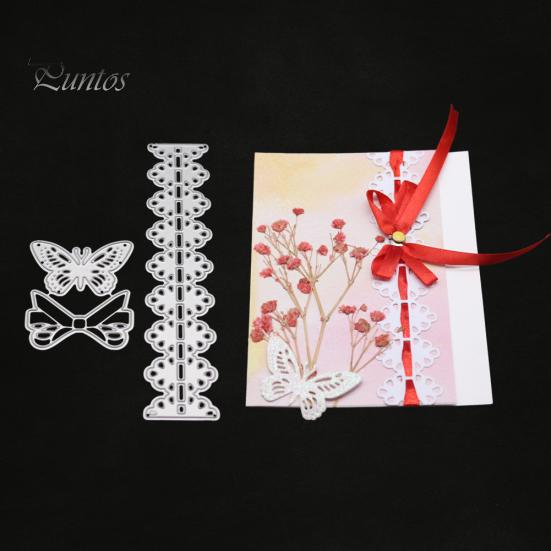 Lace Butterfly Cutting Dies DIY Scrapbook Emboss Paper Cards Album Punch Stencil