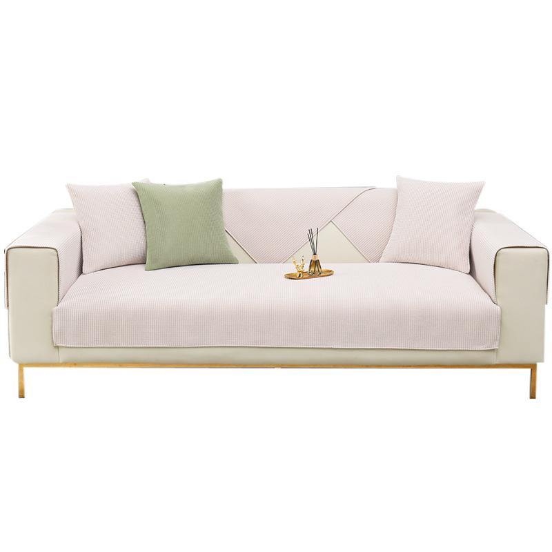 Dust-Proof Sofa Cushion Four Seasons Universal Non-Slip One-Line Butt Seat Cushion Affordable Luxury Style Simple Winter Cover Cover Cloth
