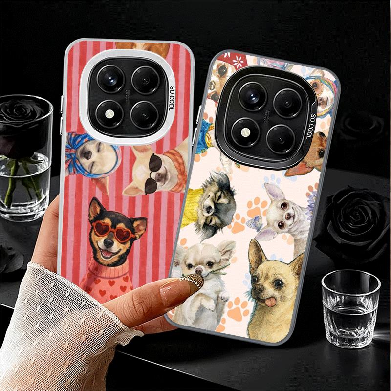 Chihuahua Puppy Teacup Dog Soft Phone Case for Xiaomi Redmi Note 13 14 15 Pro Plus 12S 12 11S 11 11T 10S 10 Shockproof Cover Bac