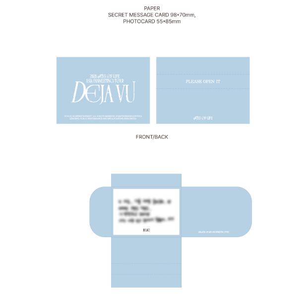 Pre-order 2026 KISS OF LIFE ASIA Fanmeeting Tour DEJA VU in SEOUL Secret Message Card Set