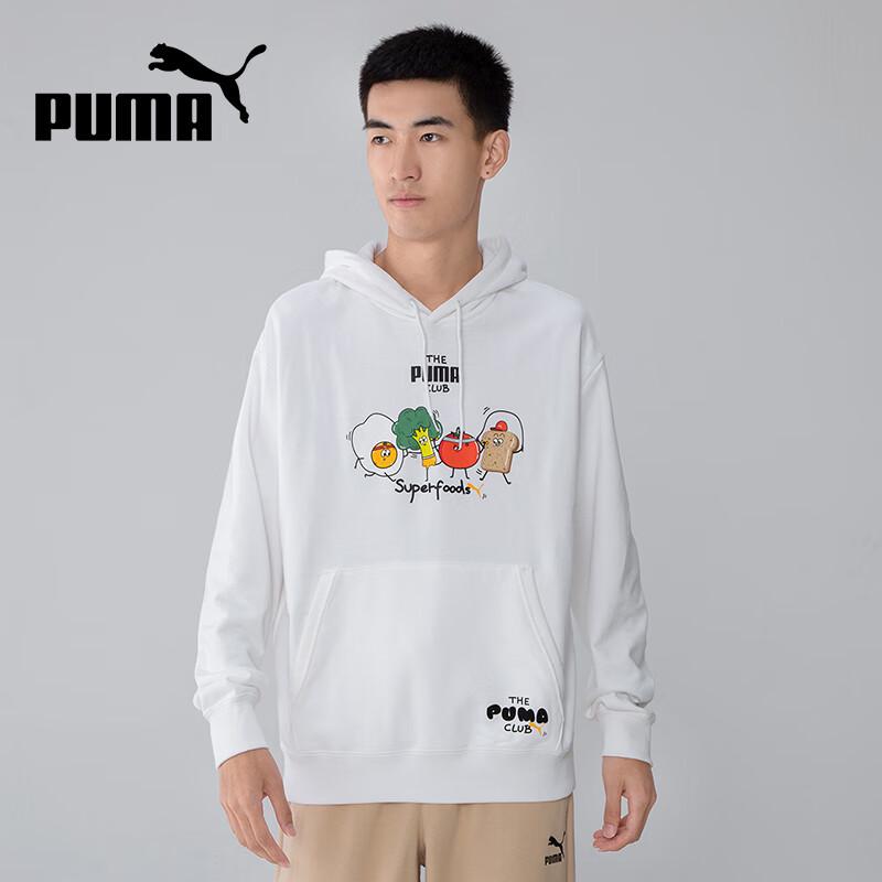 PUMA Men s Cartoon Graphic Pullover Hoodie M