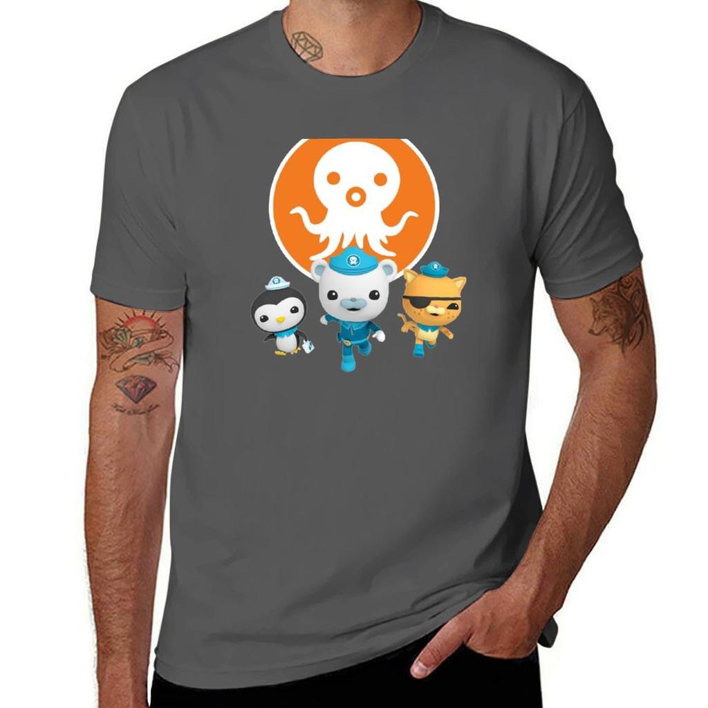 Octo Alert Captain Barnacles Kwazi Kitten And Peso Penguin Tshirt Lightweight Gym Training Tshirt