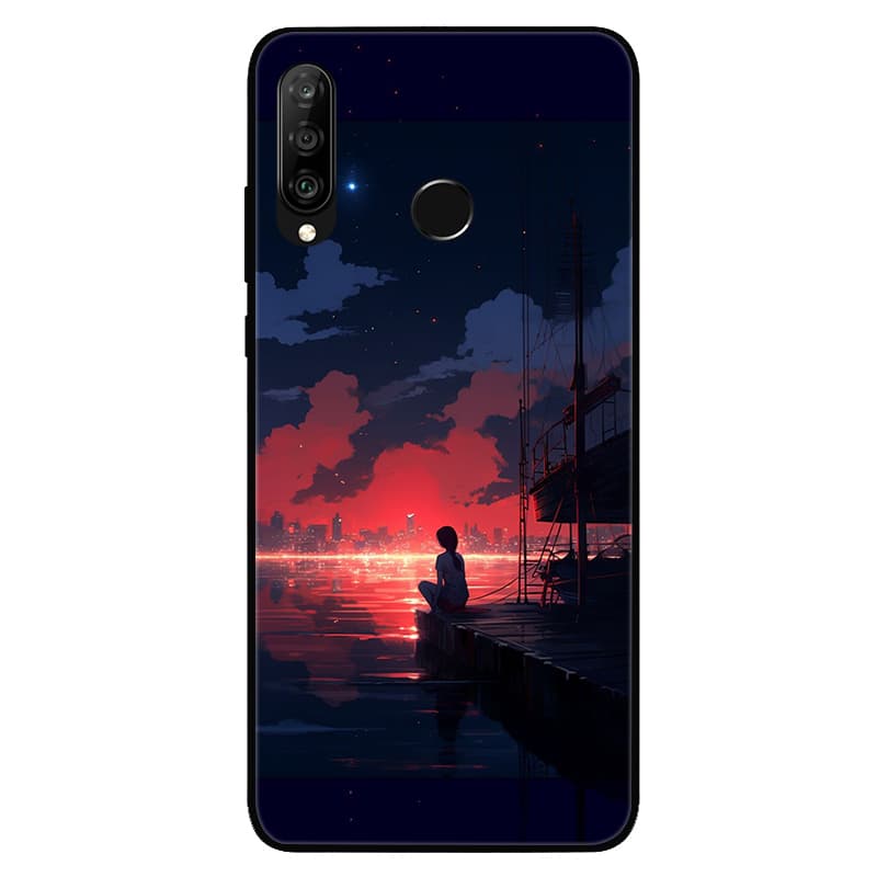 For Huawei P30 Lite Case Cover 6.15 inch Soft TPU Phone Case For Huawei P 30 lite Bumper Cover For Huawei P30 lite Coques Fundas