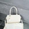 Fashion Retro Shoulder Women'S Bag Genuine Leather Natural Fall Cowhide Boston Bag Commuter Underarm Bag Handbag