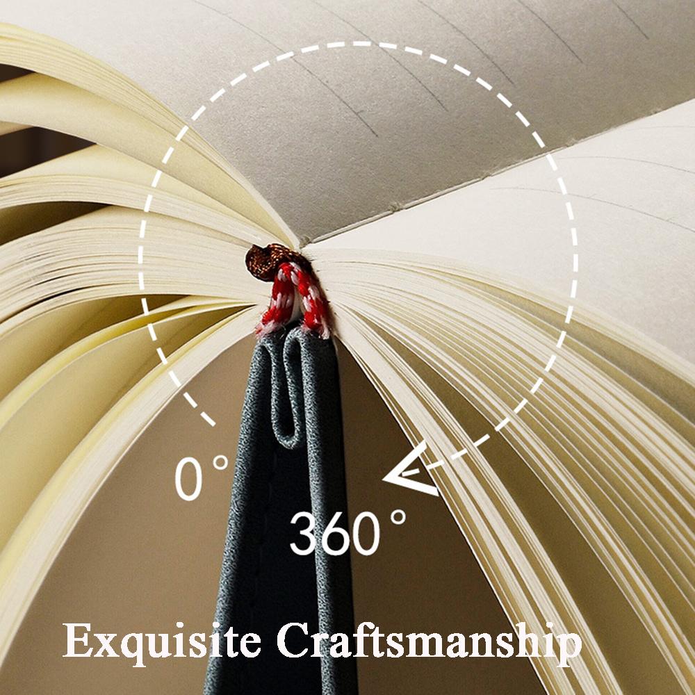 Thick College Office School A5 Journal Notebook Diary Notebook Leather Schedule Book 2021 Notepad