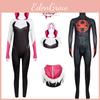 2023 Spider-man Miles Gwen Cosplay Costume Women's Spider-man Jumpsuit Milk Silk Fabric
