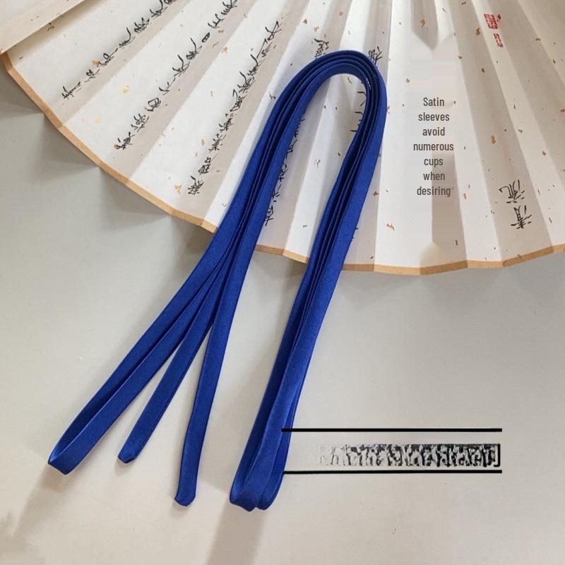 שמלת כלה מסאטן עם שרוכים, פפיון וסרט לשיער, עמידה ורב-תכליתית לכלה