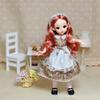 30CM Mini Bevegelig Leddet Dukke Jenter Leketøy 3D Big Eyes BJD Princess Full Drakter Kjoler Samling Barnedukkegave