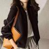 Women's Spring and Autumn Loose Casual Cardigan Jacket Long Sleeve Design Baseball Clothing