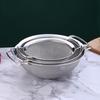 Stainless Steel Strainer Basket Fine Mesh Multi-Size Juice Rice Flour Sieve Large With Double Handles Food Filter Drainer