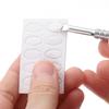 Uxcell Nagelhautschieber Metall Nagelhautschieber Entferner Werkzeug mit Schleifpapier für und Nagelkunst 2-teiliges Set, beidseitig 100/180 Körnung, Maniküre,