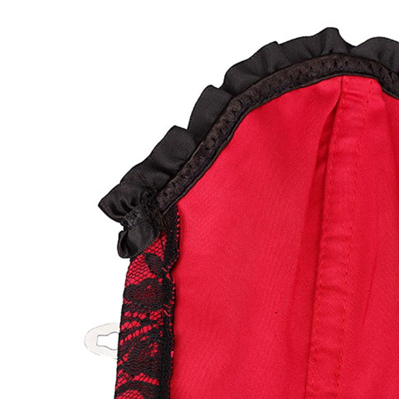 Korsett mit entbeinter Taille, sexy Korsett für Damen mit Schnürung, Taillenkorsett mit entbeinter Taille, Blumenmuster, Brokat-Überbrustkorsett für Damen, Abnehmen