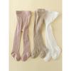 4pairs Toddler Girls Solid Tights