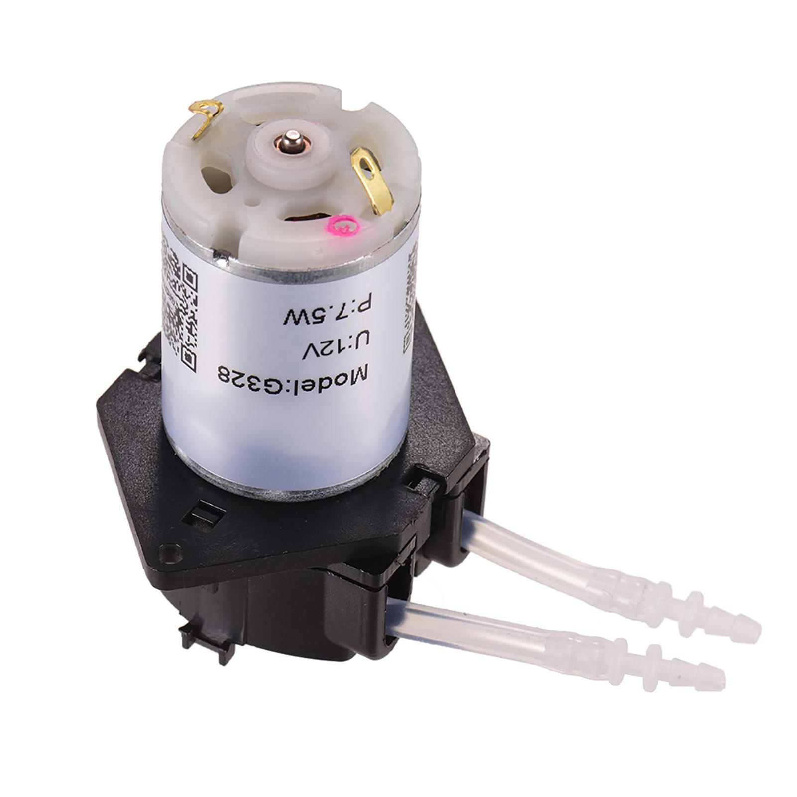 

GROTHEN DC 12V Dosing Pump Peristaltic Pump Mini Water Liquid Pump Peristaltic Tube Head Self Priming Function for чорний