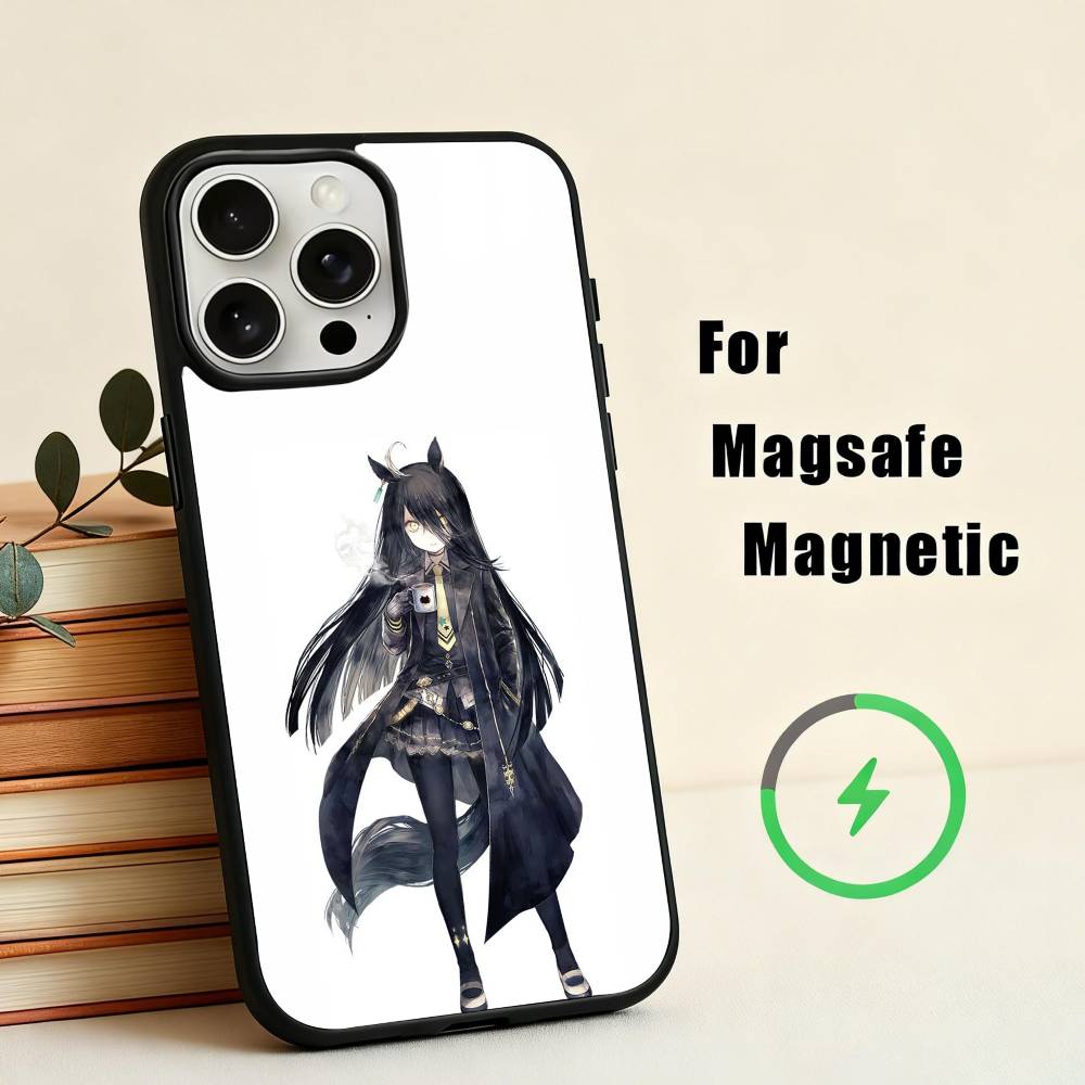 

M-Manhattan Cafe Uma Phone Case For iPhone17,16,15,14,13,12,11 Plus,For Magnetic Wireless Charge Cover iPhone17Pro