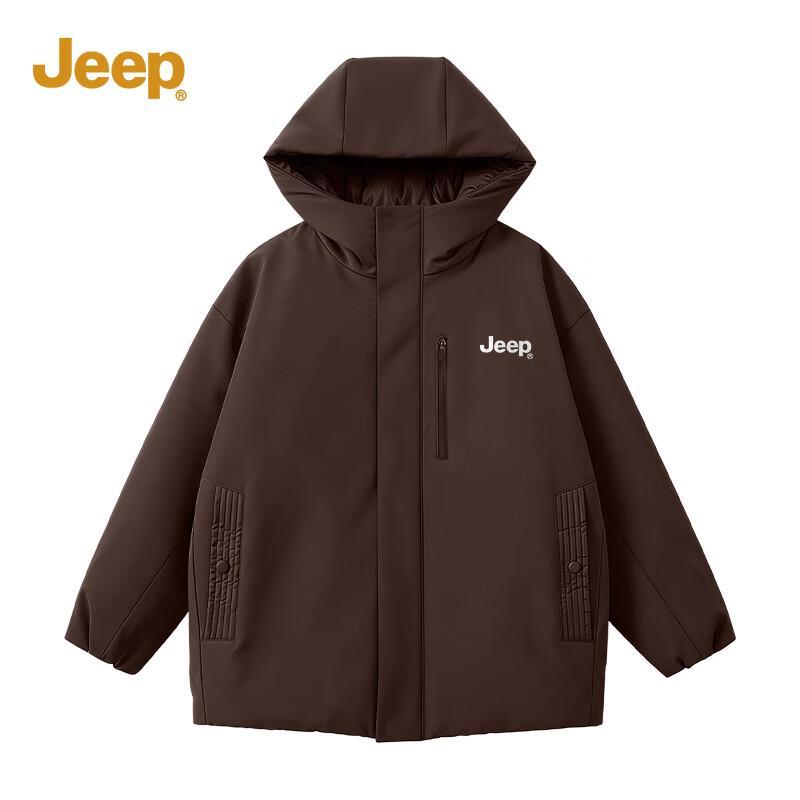 

JEEP Men s Heavy-Duty Hooded Winter Parka L