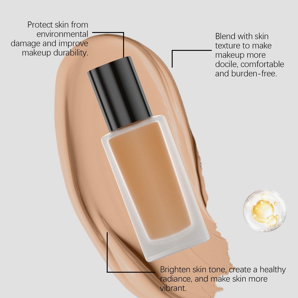 Haftgrundierung, langanhaltendes Make-up, feuchtigkeitsspendende, leichte, feuchtigkeitsspendende Grundierung, leichte, voll deckende Grundierung, 30 ml