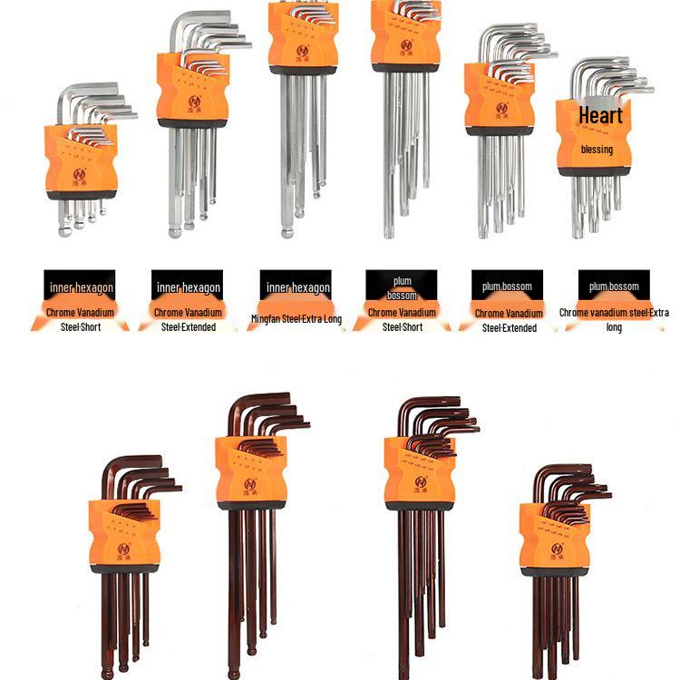 6-Point Torx and Metric Hex Wrench Set