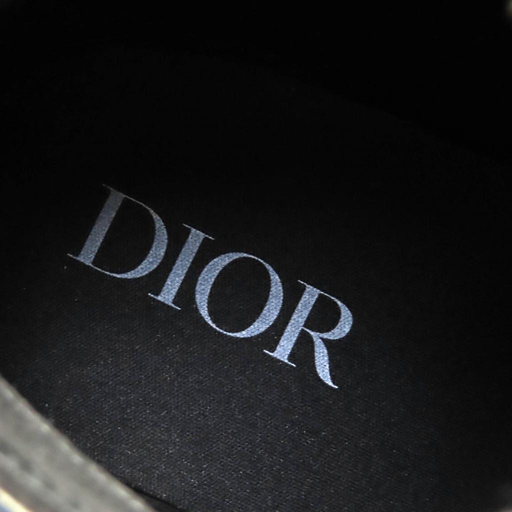 Pristine DIOR High cut sneakers B23 Oblique Logo Black beige mens 43 3SH126ZSA  Used