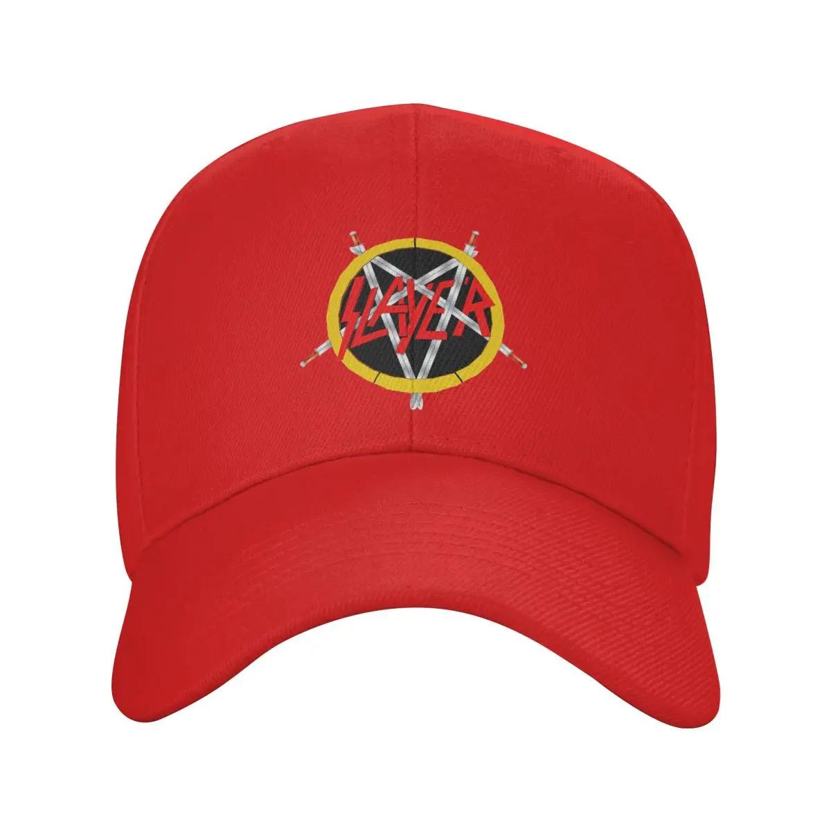 Personalized Heavy Metal Rock Slayers Logo Baseball Cap Outdoor Women Unisexs Adjustable Dad Hat Autumn Snapback Caps Adjustable Cap