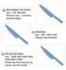 1000 3000 Grit Professional Knife Sharpener Whetstone Grinding Water Stone Knives Sharpening Stone Apex Egde Diamond Bars Set