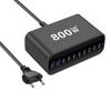 New Gallium Nitride 800W Multi-port PD Desktop Charger with AU Plug Adapter