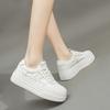 Platform white shoes women's versatile spring and autumn muffin 2025 summer new popular Internet celebrity orders surge casual sports shoes