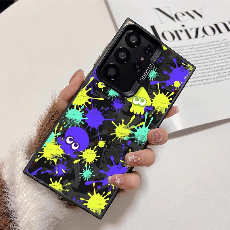 S-Splatoons Game Shockproof Phone Case for Samsung Galaxy S26 Edge S25 Ultra S24 FE S23 Plus S21 Cover Anti Fall Fundas