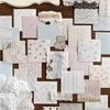 100pcs/lot Memo Pads Material Paper The Revelation of Milk and Salt Junk Journal Scrapbooking Cards Retro Background Decoration