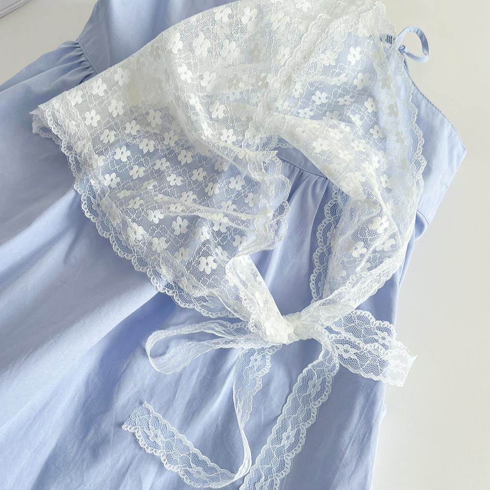 Countryside Style Lace Triangle Bandana Turban Flower Triangle Scarf Lace Hair Scarf  Photography