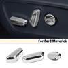 For Ford Maverick -2025 Chrome Seat Adjust Handle Switch Button Cover Trim3*