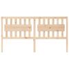 Headboard 185.5 X 4 X 100 Cm Solid Pine Wood