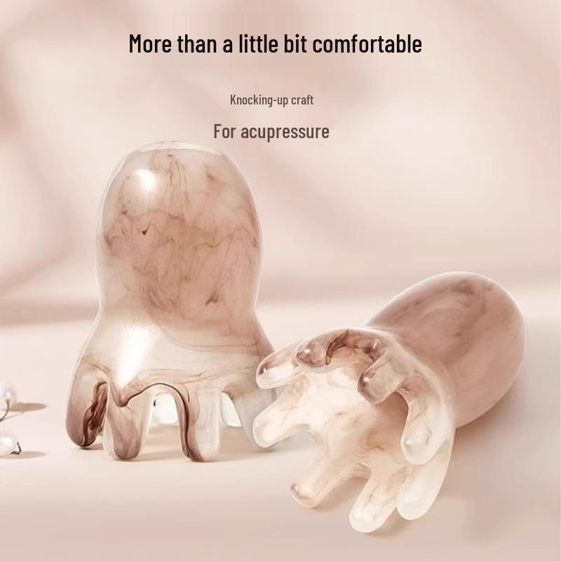 Octopus Scalp Massager Comb – Portable Gua Sha Head Therapy Tool with Wide Teeth