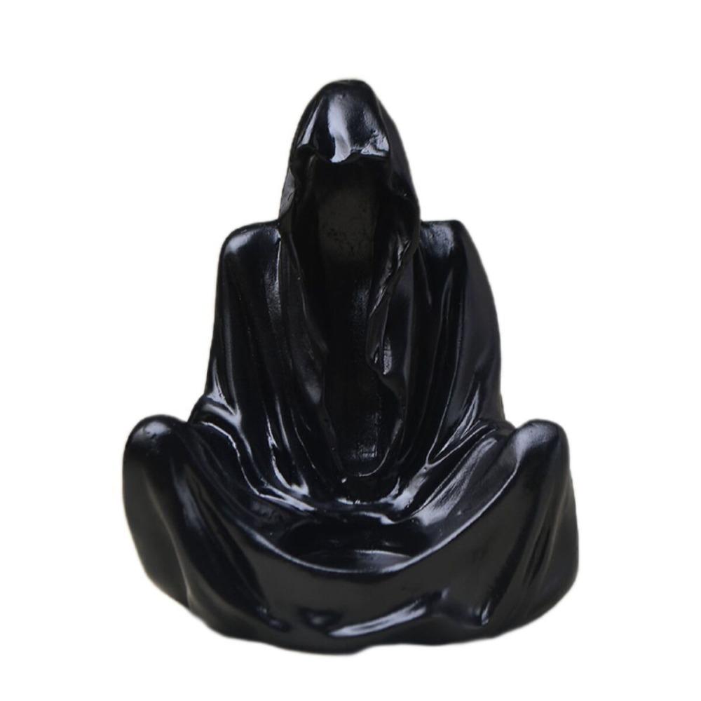 Cross-legged Pose Sitting Ghost Candle Holder Resin Candle Stand Wizard Candlestick Party
