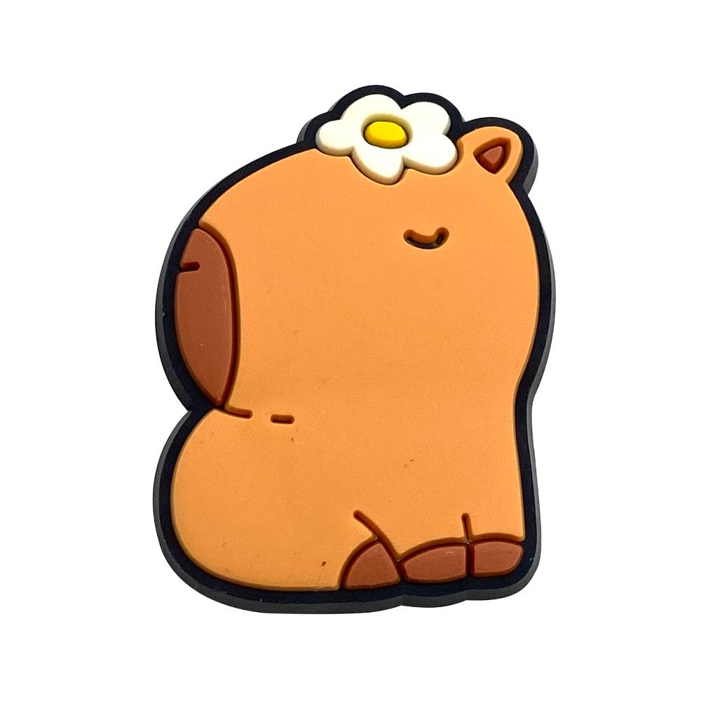 Capybara Hole PVC Soft Rubber Shoe Charms - Creative Shoe Decorations & Accessories