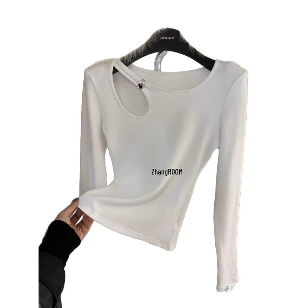 2025 Autumn/Winter Thermal Hollow Out Slimming Women's Base Layer Top