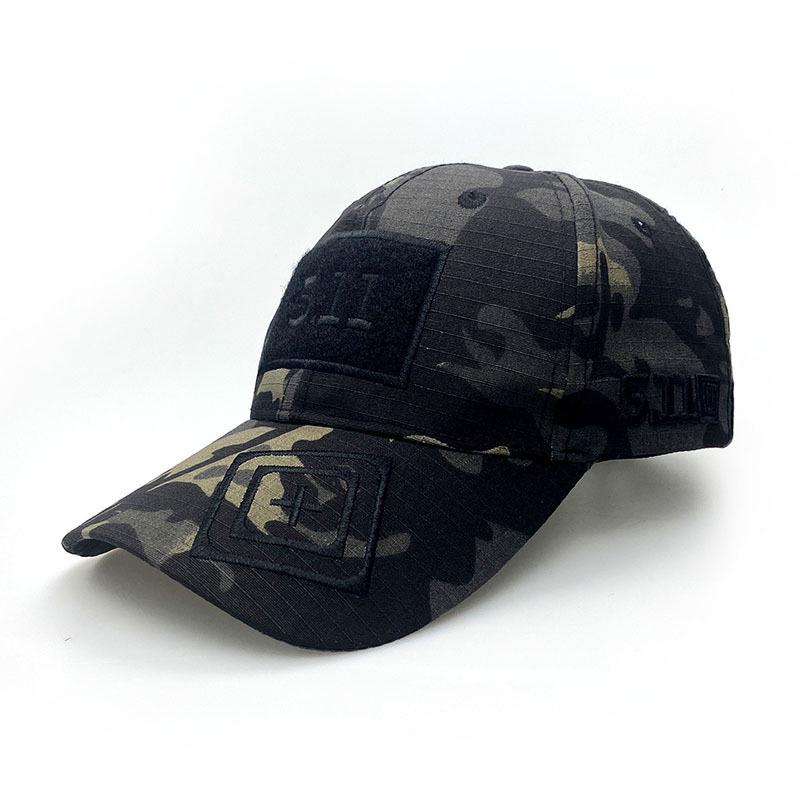 Cappello Tattico Mimetico con Protezione UV - Regolabile per Uomo, Attrezzatura da Caccia e Pesca all'Aperto