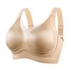 Seamless bra for women, autumn/winter, small bust gathering, jelly strip soft support, wireless wireless side bust control bra, anti-sagging bra