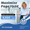 B221X00 Toner Cartridges Compatible for Lexmark MB2236adwe MB2236i B2236dw MB2236adw Printers High Yield 6000 Pages 1 Pack