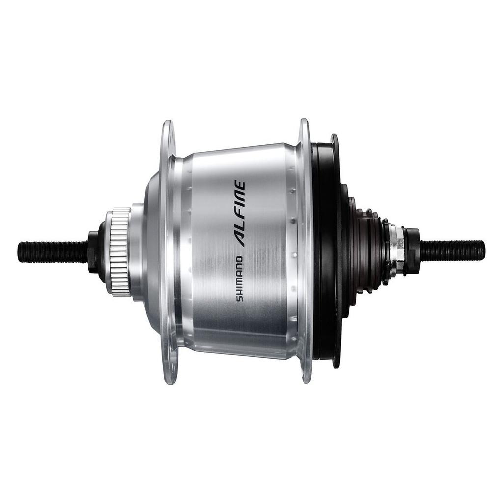 SHIMANO Internal Speed Hub 36H Shaft 187mm 135mm Compatible with Center Lock Rotor Silver ISGS70018AS ALFINE 8-speed SG-S7001 Length OLD