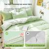 Qihaiqiu Disposable Travel & Hotel Plaid Bedding Set