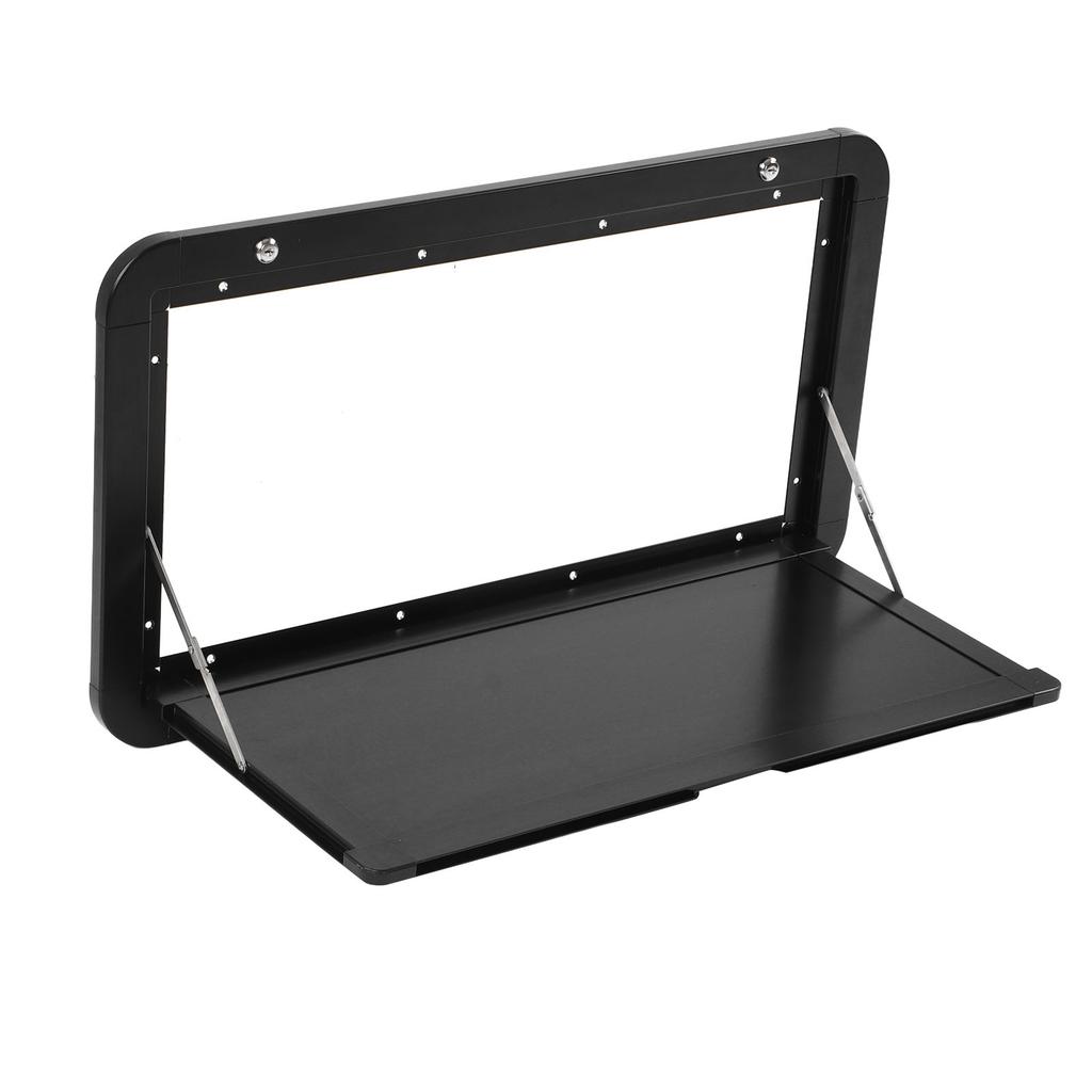 Esstisch für Wohnmobile und Wohnwagen mit Schloss, max. 25 kg Traglast, Aluminiumlegierung, schwarz